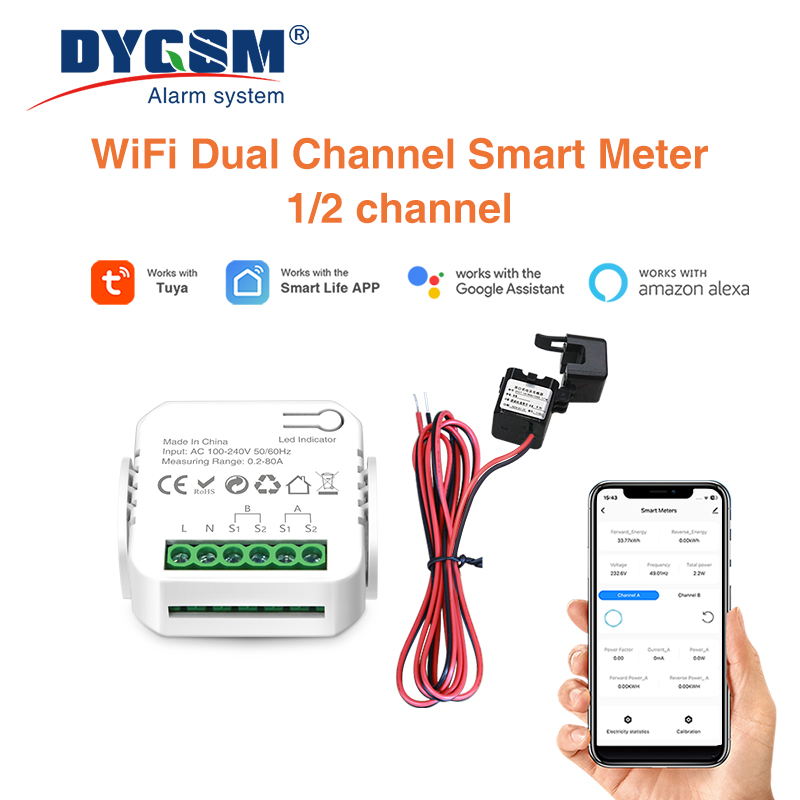 Energy Monitor Meter - Tuya – compteur d'énergie Intelligent Wifi,