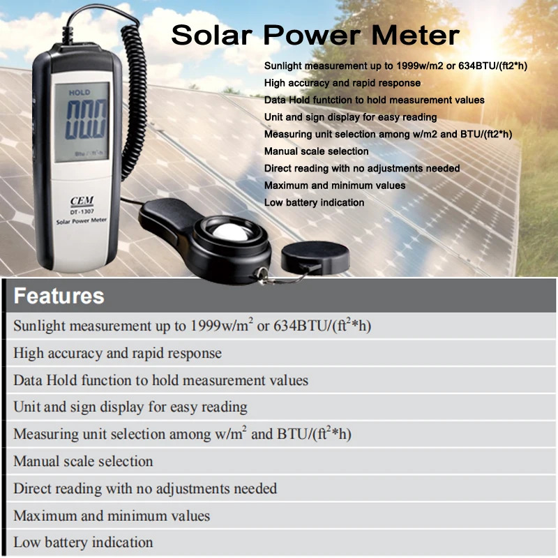 CEM DT-1307 testeur d'énergie  - Energy Monitor Meter avis et prix