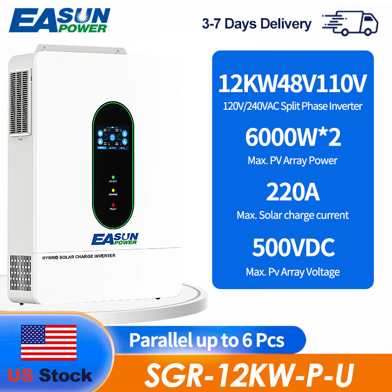 EASUN US 12KW 12000W Onduleur  - Charge Controller Solar avis et prix